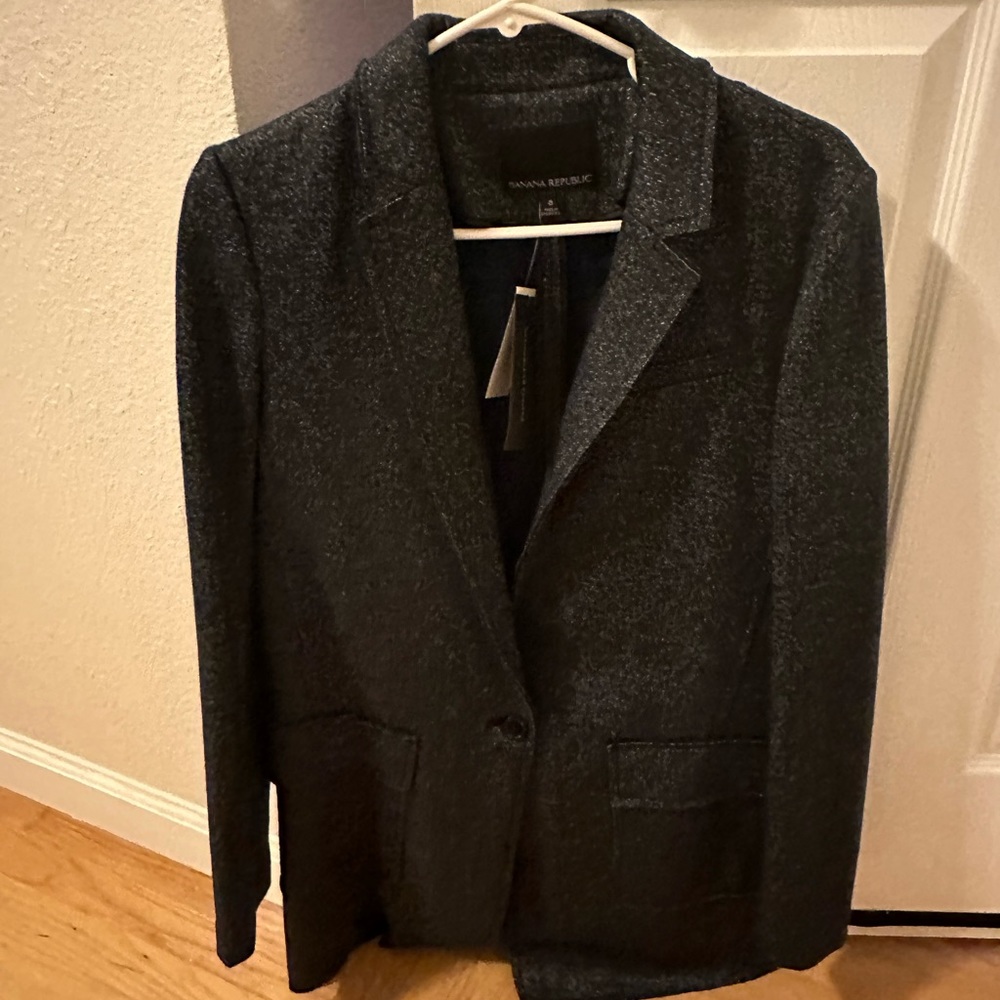 Graybluish (appears denim) blazer jacket brand new